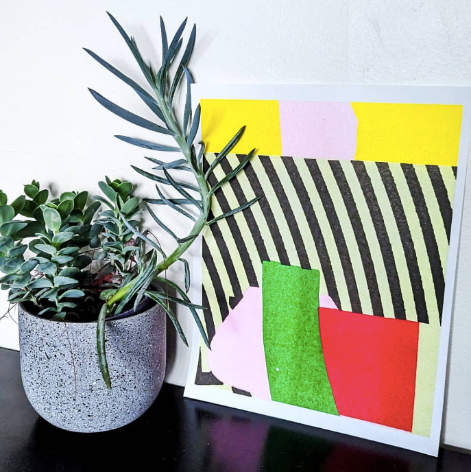 Cast Shadow RISO Print