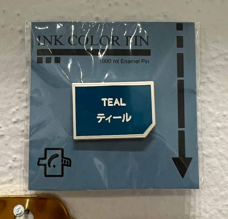 Risograph Sticker Hard Enamel Pin