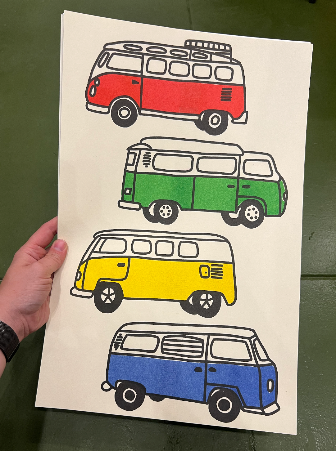 VW Bus Print