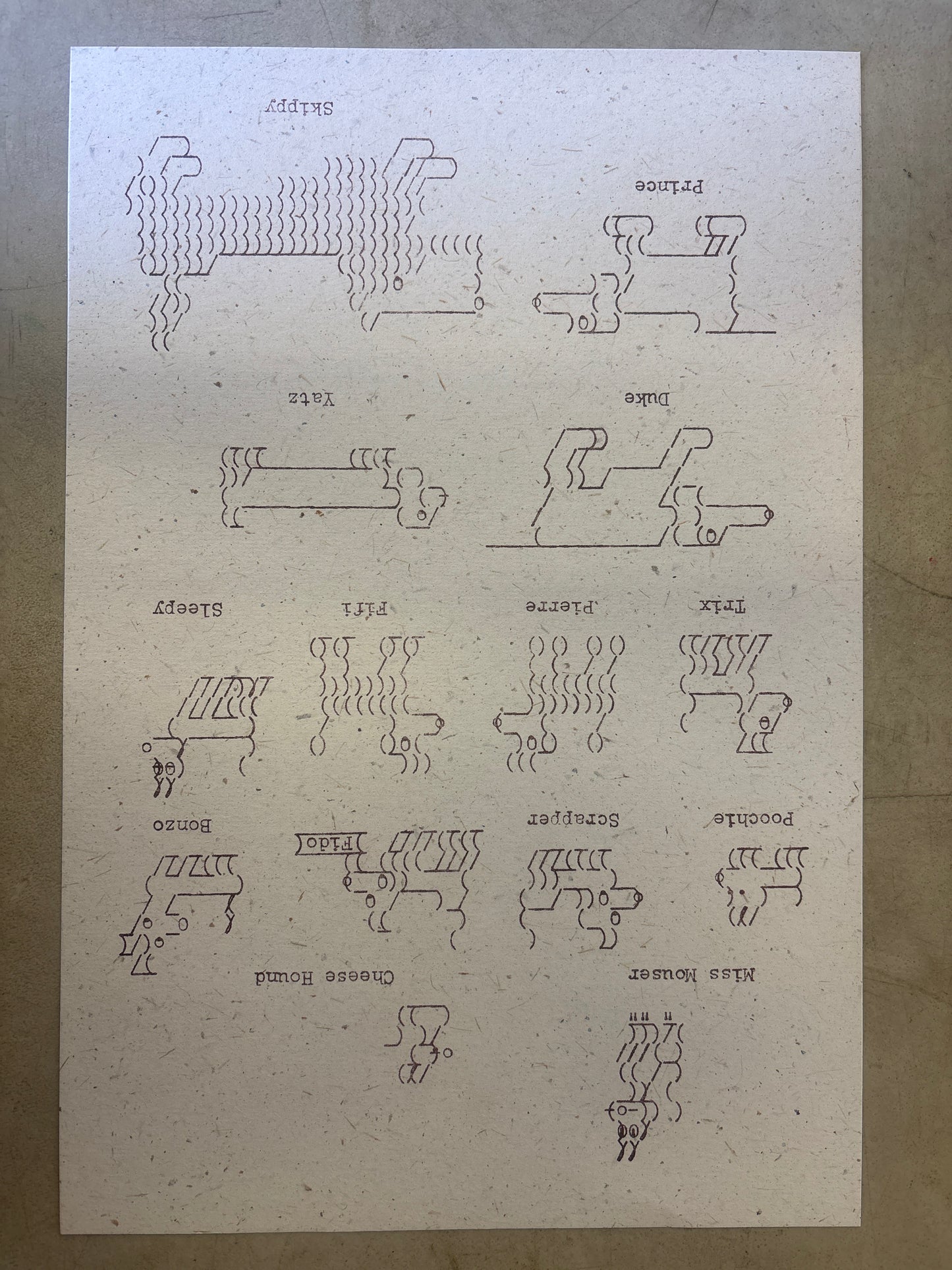 QWERTY 2026 post card