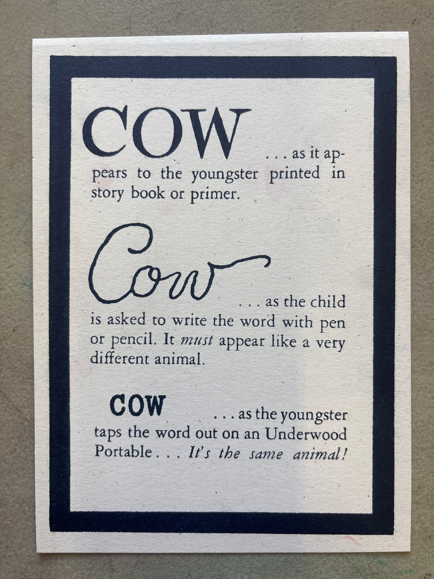 QWERTY 2026 post card